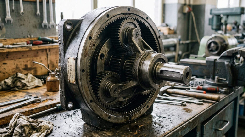 Przekładnia planetarna w warsztacie
