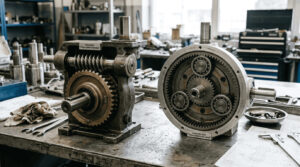 Przekładnia ślimakowa i planetarna